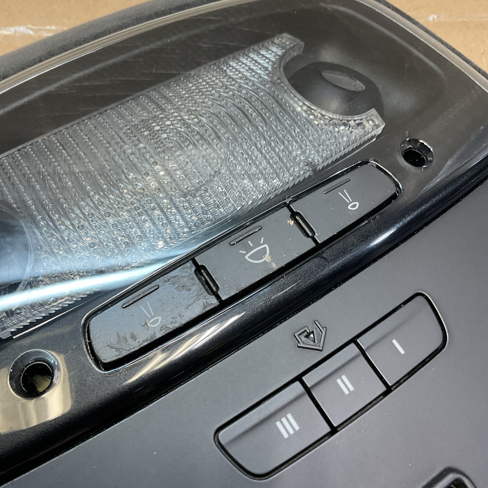 06700247150 OEM MASERATI Black Roof Console Light Switch 14-19 Ghibli Quattropo