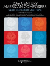 20th Century American Composers Upper Intermediate Level Piano Book 050600069