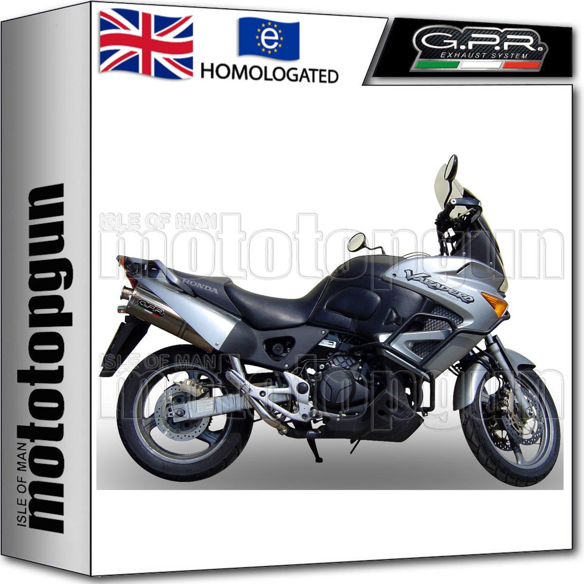 GPR EXHAUST HOM TRIOVAL HONDA VARADERO 1000 1999 99 2000 00 2001