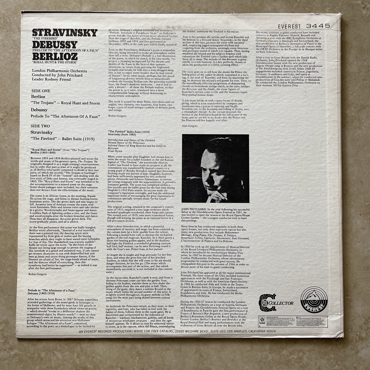 【オグレ】 London Philharmonic - John Pritchard - Stravinsky, Debussy