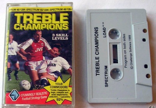 Sinclair ZX Spectrum 48K Spiel - TREBLE CHAMPIONS - Herausforderung - getestet & funktionsfähig
