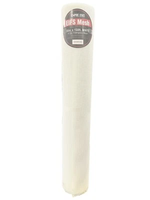 EMPIRE EIFS Stucco Fiberglass Mesh Non-Adhesive fire retardant 38 in. x 150 ft.