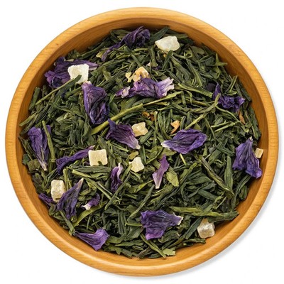 Pineapple Papaya Green Tea | Tropical Fruit Flavored Loose Leaf Tea | Free Ship