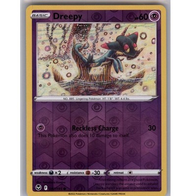 Dreepy Reverse Holo Common SWSH12: Silver Tempest 087/195 NM