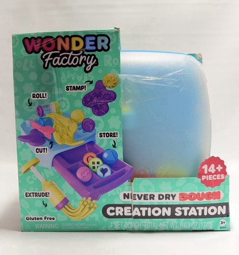 Wonder Factory Never Dry Dough Creation Station Playset Ages 2 Plus