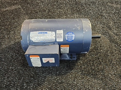 #ad Leeson 116699.00 5HP Jet Pump Motor 3 Phase 3490 2890RPM 230 460V 56HJ Frame $407.99