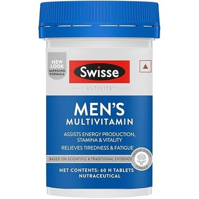 Swisse Men's Multivitamin Tablets 60 pcs Energy Production Stress Management