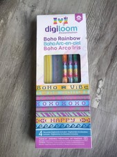 NEW Digiloom Instantfashion BoHo Rainbow Theme Kit 4 Reusable Digibands Included