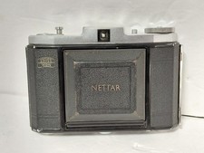 Vintage Camera ZEISS IKON NETTAR Novar Anastigmat 1:4.5- f 7,5 cm - Untested