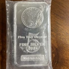 5 oz silver bar 99.9%