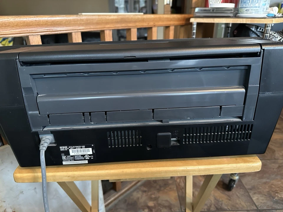 Epson Stylus Photo 1400 Wide-Format Color Inkjet for Parts, Powers On - Image 4 of 4