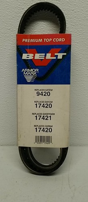 #ad Armor Mark 17420 Premium Top Cord Cogged V Belt – Durable Drive Belt $8.23