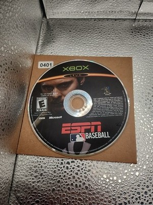 ESPN Major League Baseball (Microsoft Xbox, 2004) Disc Only NO Usps TRACKING 