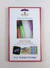 DMC Fluorescent Light Effects Floss Pack 8.7yd 6/Pkg, 8.7-Yards