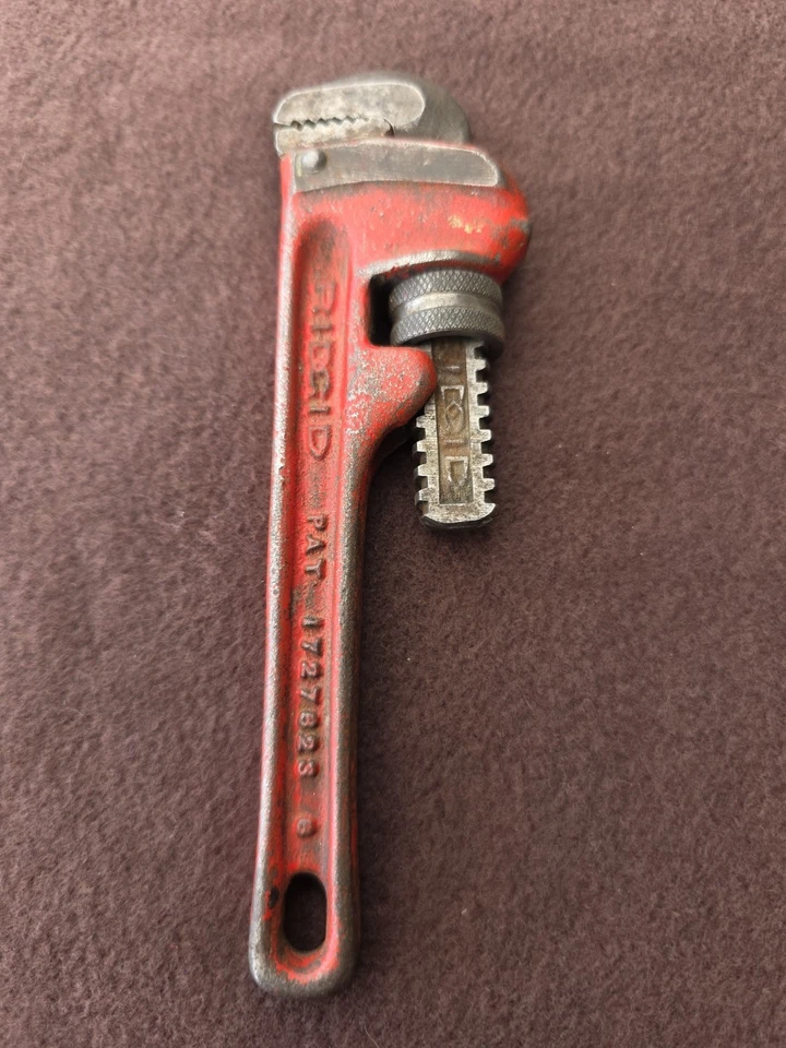 Vintage USA RIDGID Heavy Duty Small 6" Pipe Wrench - Image 2 of 4