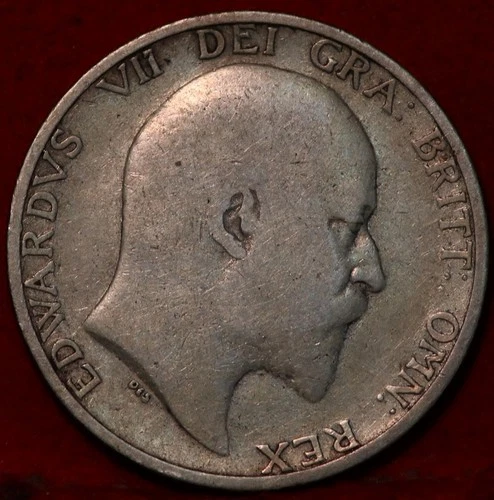 1910 Edward VII Shilling — photo from the most recent tracked eBay sale