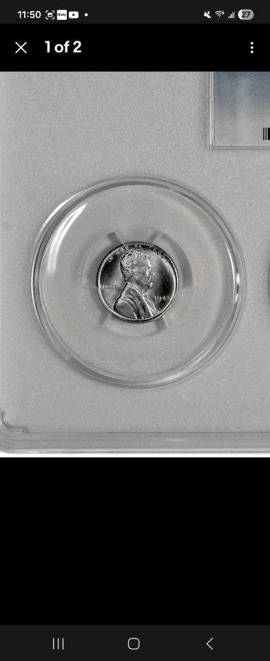 1943 年 P D S 1c 林肯钢麦美分 PCGS 评级 MS 65 三枚硬币套装 — 第 4/4 张图片