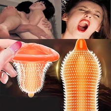 10-30x Adult Sensitive Orgasm Thin Latex Condoms Dotted Ribbed Stimulate Vaginal