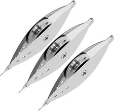 3 Tatting Shuttles with Bobbins for Lace Craft Projects