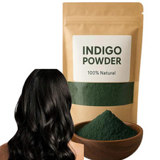 100% Pure Indigo Leaves Powder for Hair Dye –100G Organic & Natural Hair Colour