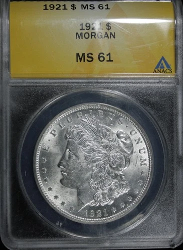 1921 MORGAN DOLLAR ANACS MS61 (2532078)