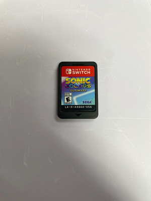 NINTENDO SWITCH SONIC COLORS ULTIMATE, 2021 -GAME CARTRIDGE ONLY-