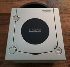 NICE Nintendo GameCube Platinum Silver Console DOL-101  AC Adapter  Mem Card