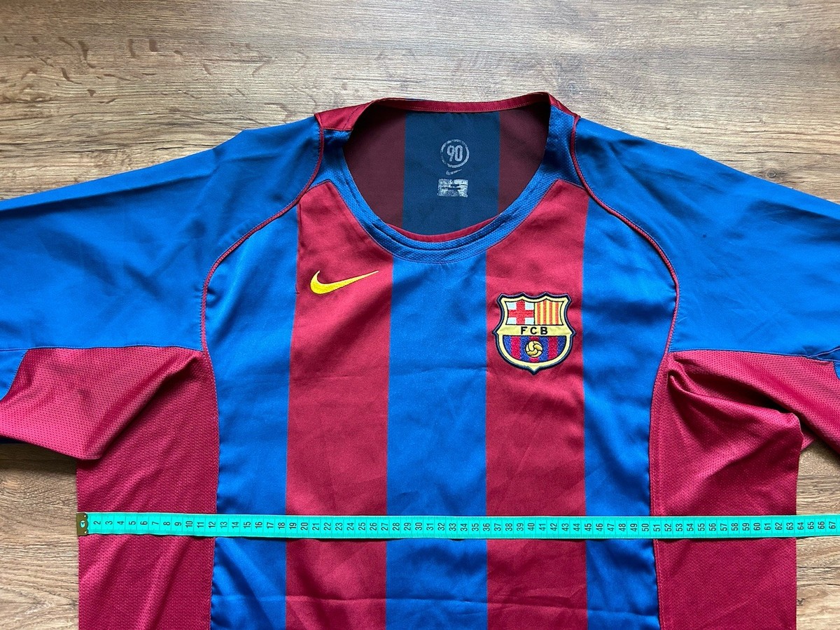 BARCELONA SPAIN 2004/2005 HOME FOOTBALL SHIRT JERSEY NIKE #5 | eBay