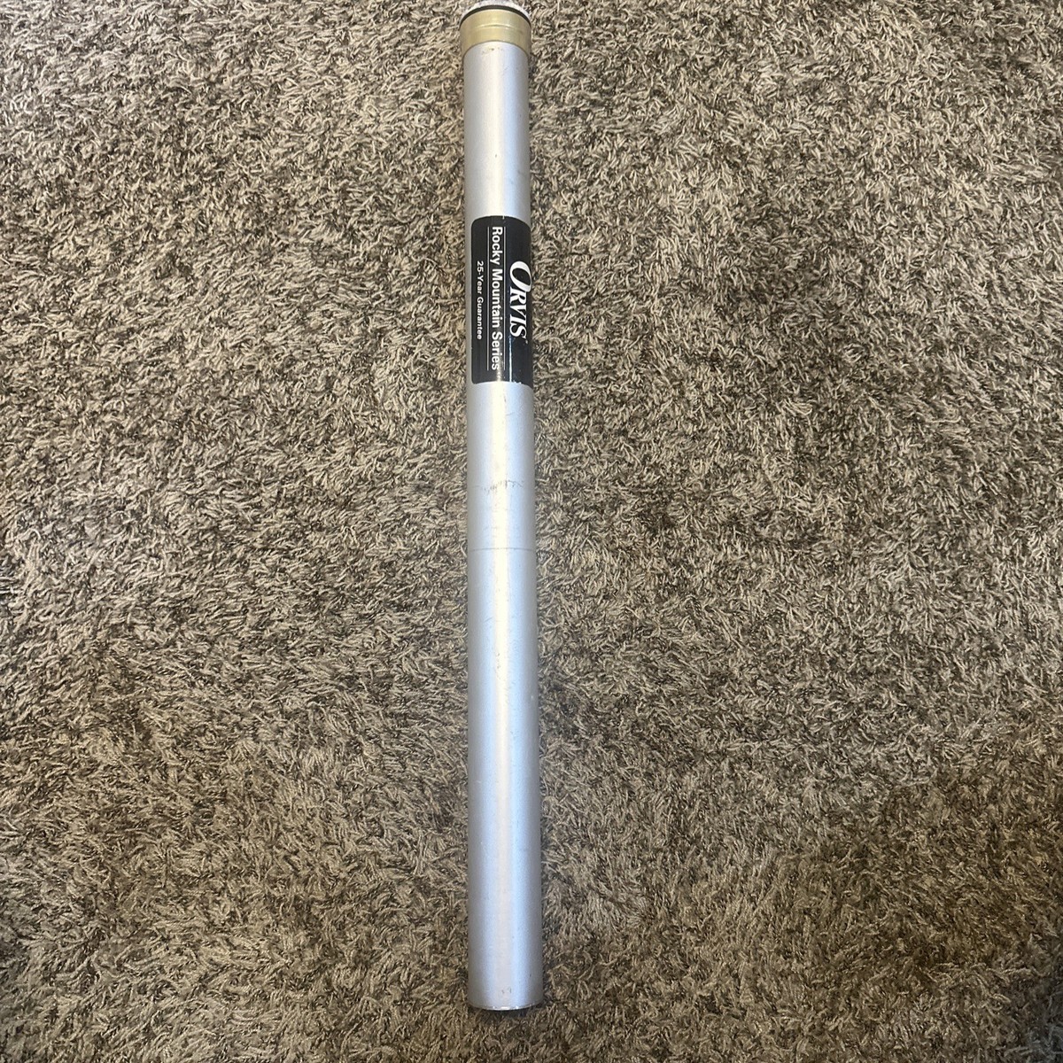 Vintage Orvis METAL ROD TUBE TRAVEL CASE ROCKY MT SERIES ROD (NO ROD TUBE  ONLY)