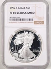 1992-S 1oz Proof Silver American Eagle PF69UCAM NGC 8677692-007