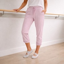 Lululemon Dance Studio Mid-Rise Cropped Pant Pink Peony W6CLWS Size 2