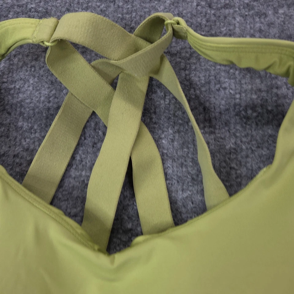 Sujetador deportivo de soporte alto Lululemon Energy para mujer, talla 34DD limón lima Foto 2 de 4