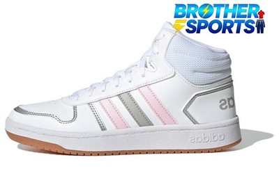 Adidas Neo Hoops 2.0 Mid 'White Pink Grey' Women's FY6020 Women