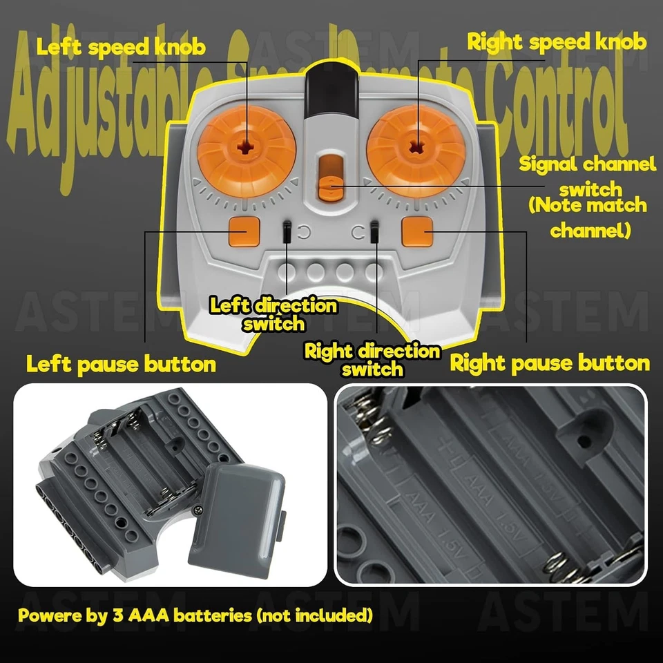 18pcs Premium Power Function Motor Kit - Enhanced Lego Experience Included - Image 4 of 4