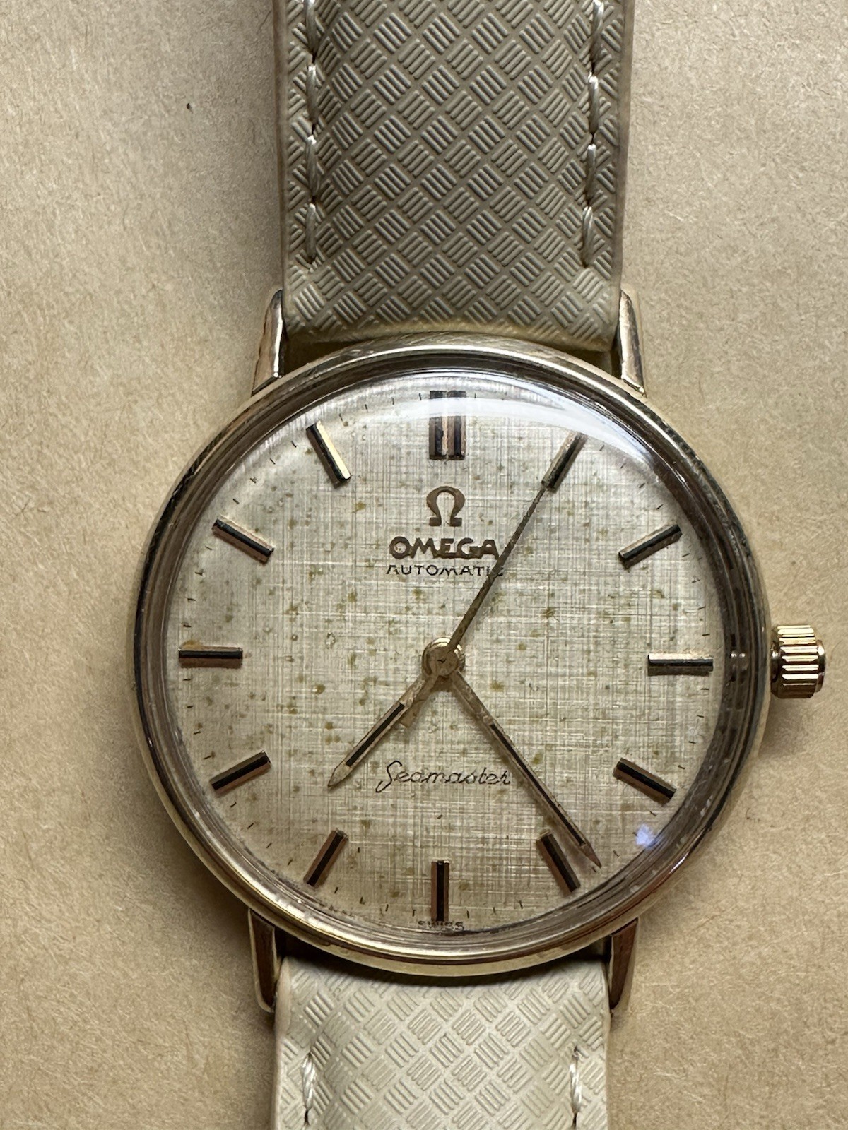 Men’s 14k Solid Gold Omega Seamaster