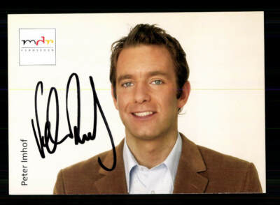 Peter Imhof MDR autograph card original signed + F 2714