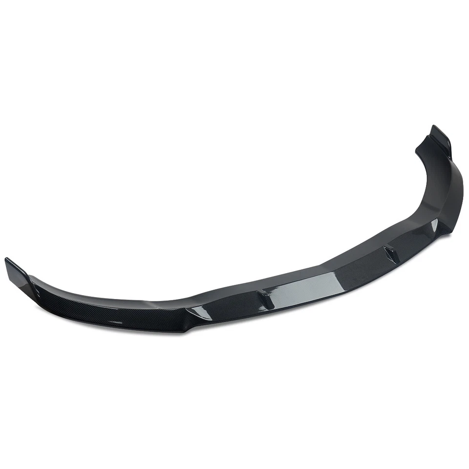 For Mercedes Benz W117 CLA CLA45 Carbon Fiber Look Front Bumper Spoiler Lip Foto 4 de 4