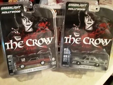 Greenlight 1/64 1973 Ford Thunderbird AND 1984 Plymouth Gran Fury, The Crow!