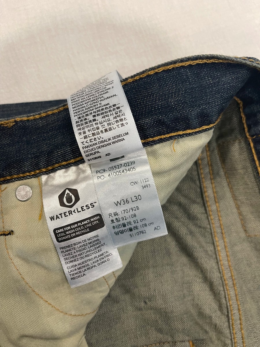 New Levis 527 Slim Bootcut Mens Jeans 36X30 #0239 Dark Blue W36L30
