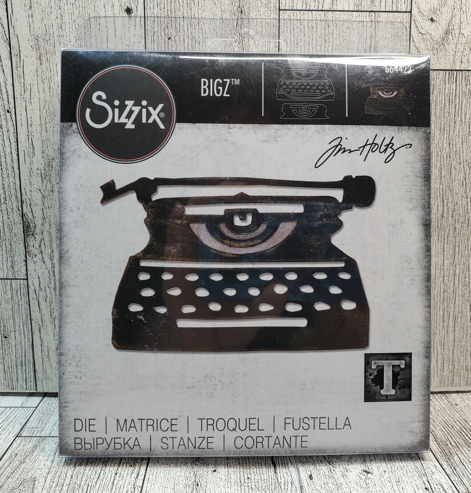 Sizzix Bigz Die - Retro TV by Tim Holtz