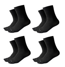 4 paar Trekking Socken aus Hanf, Outdoor Hanfsocken f&uuml;r Wandern, 41-44 Schwartz