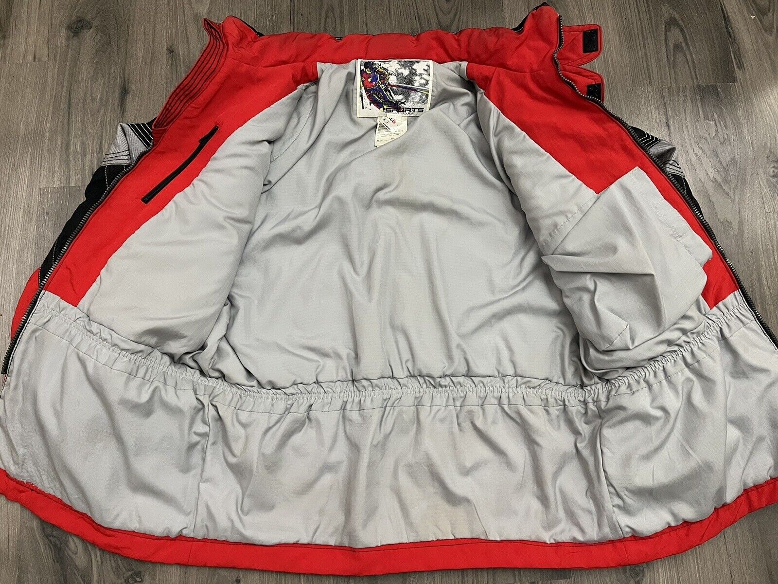 Vintage Phenix Ski Jacket 90s Mens Medium Red Bla… - image 7