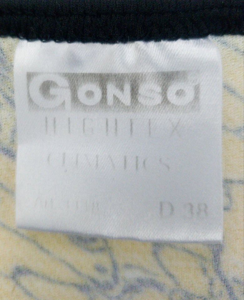 Camiseta deportiva de ciclismo Gonso unisex con cremallera completa amarilla talla D38 De colección Foto 4 de 4