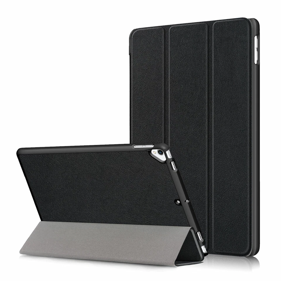 Folio Ultra Slim Tri-Fold Stand Leather Magnetic Smart Case Cover For Apple iPad - Image 2 of 3