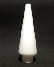 Boccia Lampadario ricambio di vetro bianco x Lampada ParaLume Vintage Foro 4,2cm