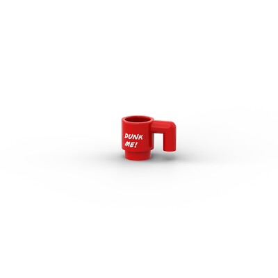 DUNK ME! Cup   Custom printed original LEGO  brick tile /CUP-005