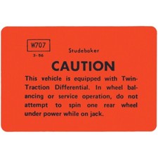 Twin Traction Decal | all Studebaker Car & Tr...
