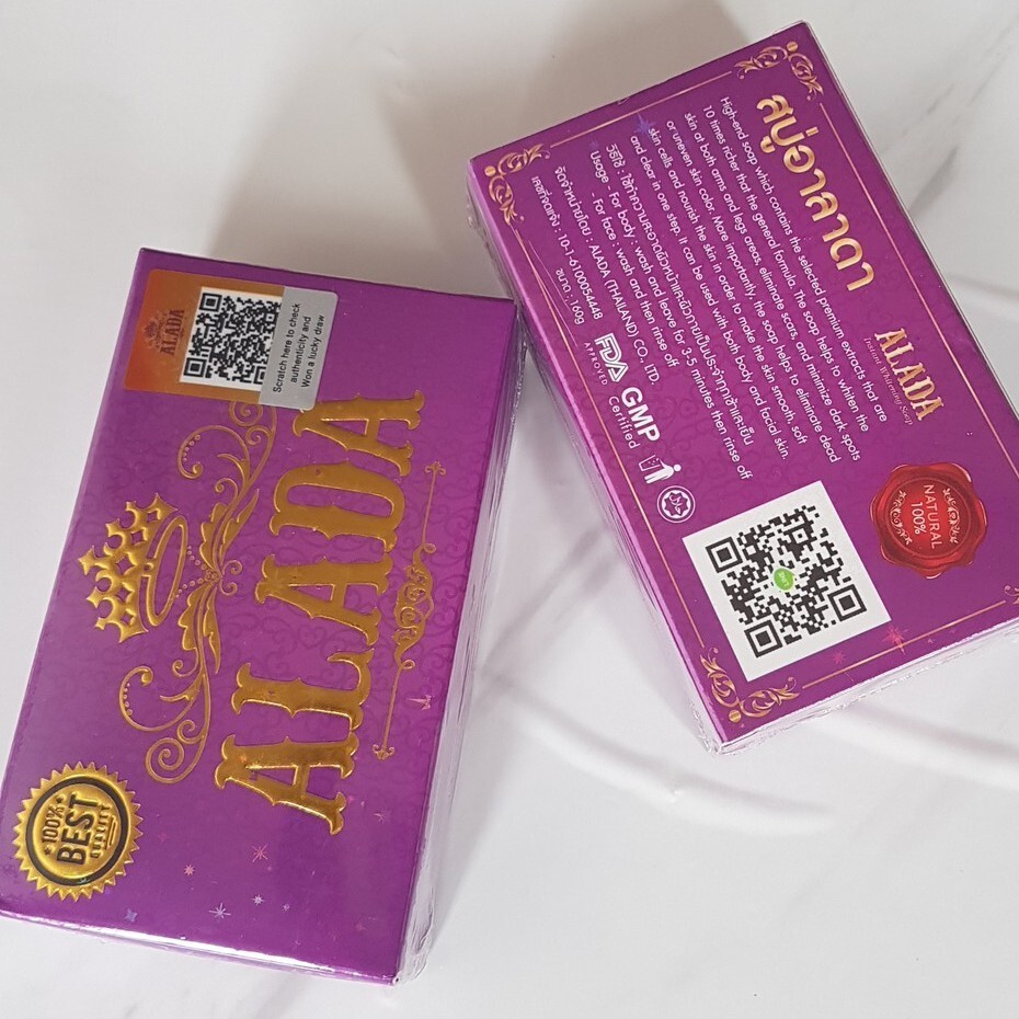 ORIGINAL ALADA INSTANT WHITENING SOAP Face & Body Naturally