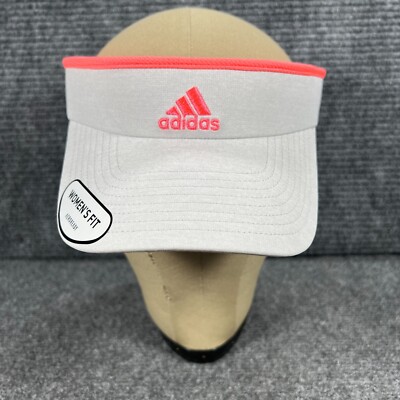 Adidas Visor Womens Aeroready White Pink Adjustable Golf Outdoor Tennis New