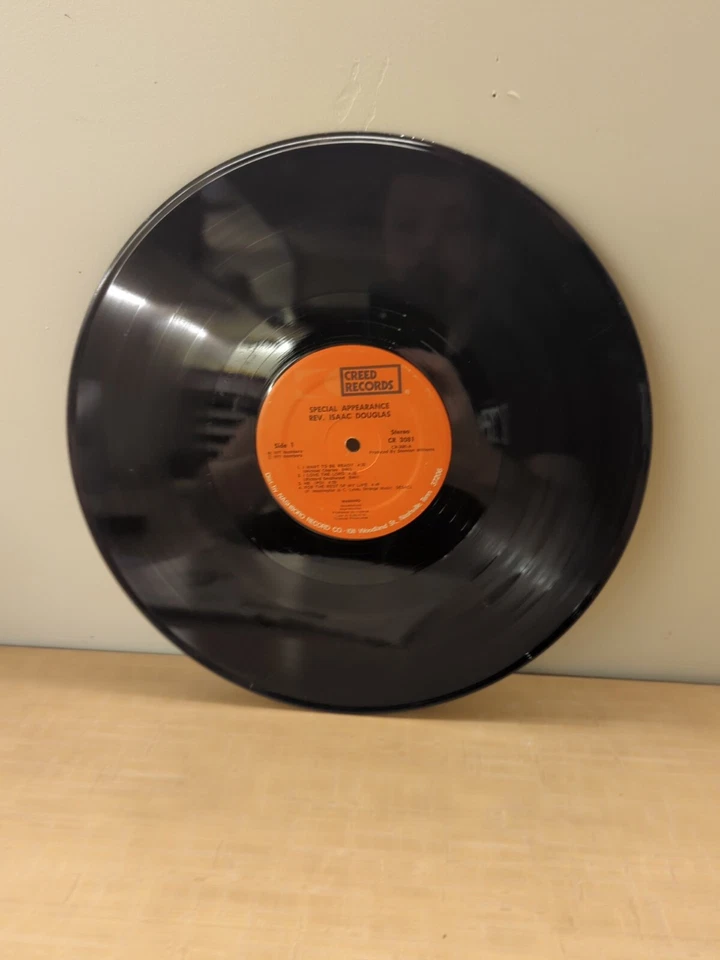 1977 REV ISAAC DOUGLAS Special Appearance LP Creed 3081 Gospel Foto 3 de 4